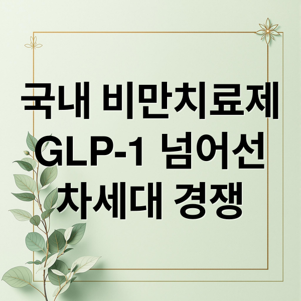 국내 비만치료제 개발 현황: GLP-1 넘어 차세대 경쟁 분석